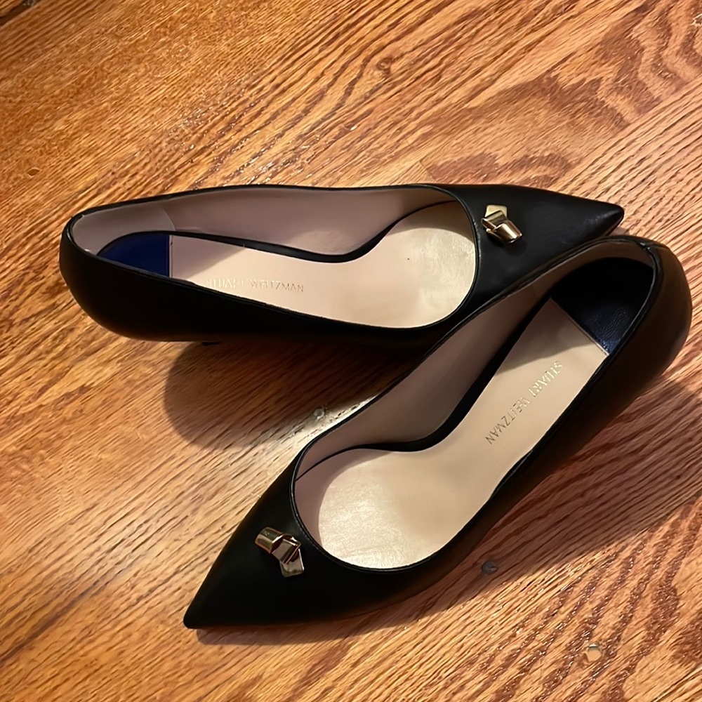 Stuart Weitzman Gold Knot Pumps - image 2